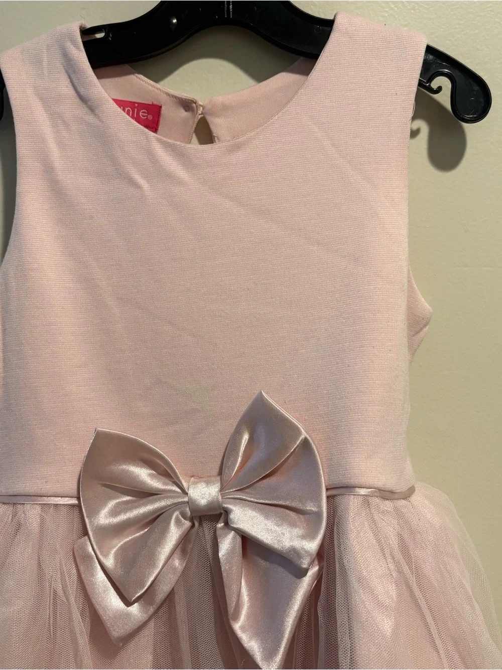 Zunie Girl Special Occasion Tulle Layered Dress Blush Pink 6/6X  Golden Unicorns